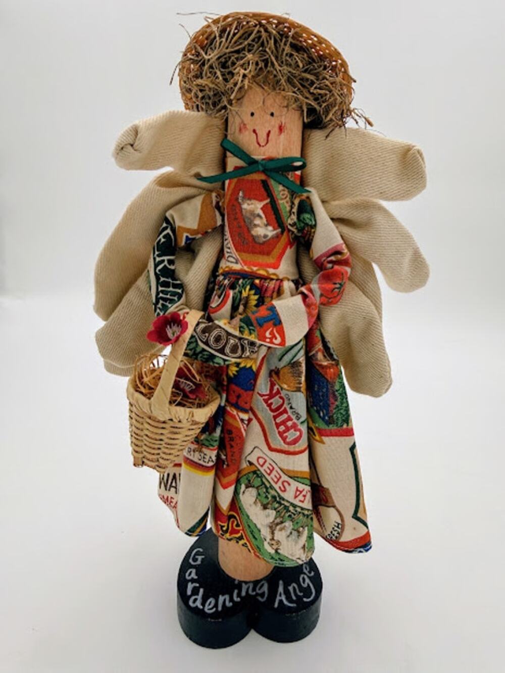 Vintage Handmade Gardening Angel Doll